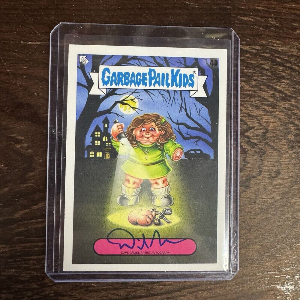 2022 GPK Book Worms #40a NO CLUE NANCY David Gross Autograph Artist Signed
